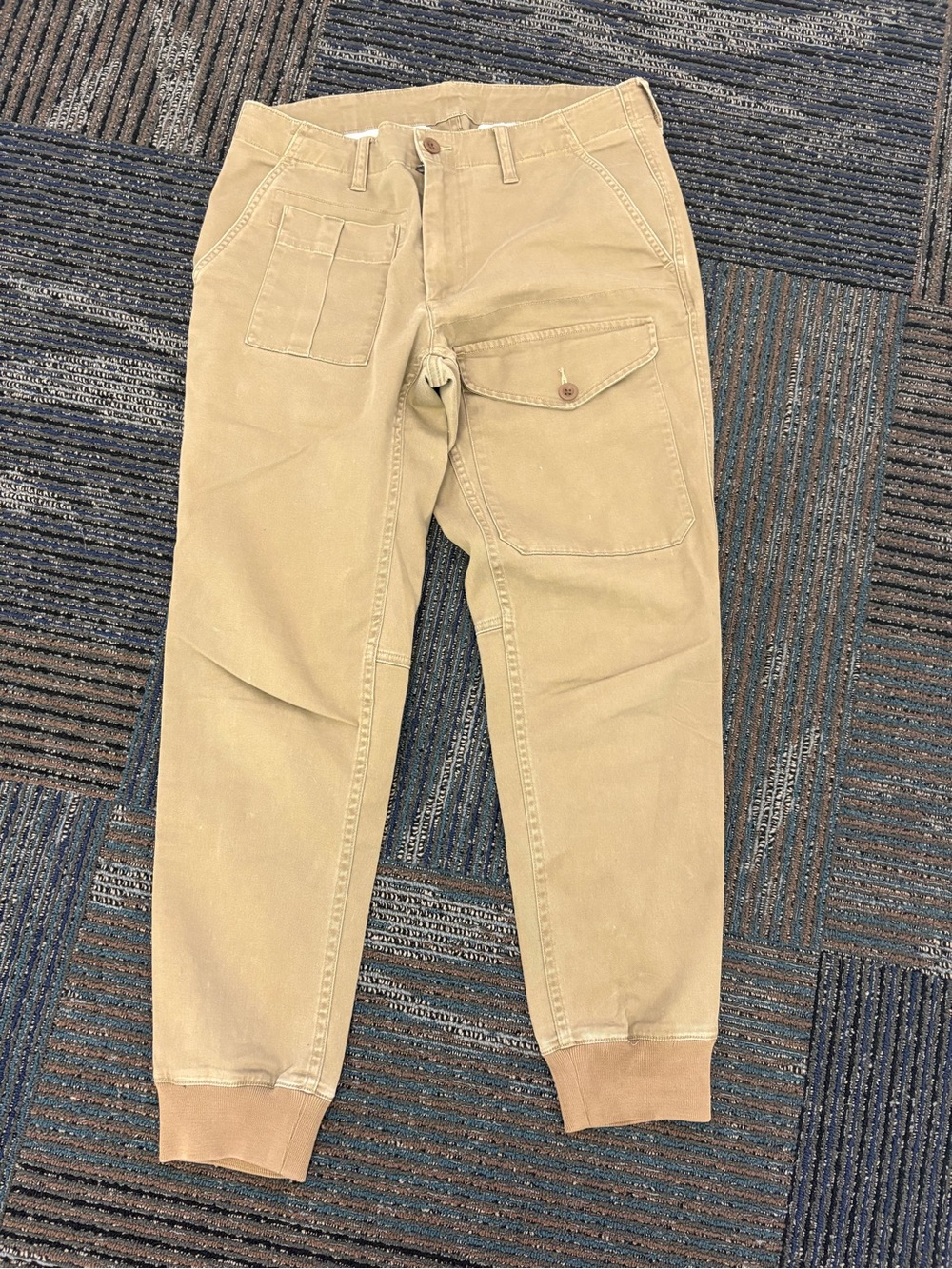 Polo by Ralph Lauren Men's Khaki Joggers Cargo Pants 31x32